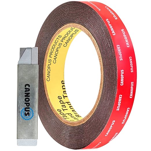 CANOPUS Double Sided Tape, 5952 Heavy Duty Mounting Tape, Strong Bond & by CANOPUS