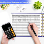 HAUTOCO Hardcover Accounting Ledger Book - Image 4