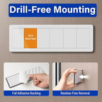 Office Door Signs with 6 Printed Status Options – Do Not Disturb, Out of Office - Image 5