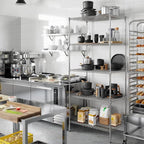 Regal Altair 24" Deep x 36" Wide x 86" Height Wire Shelving Kit | 5-Tier | NSF - Image 7