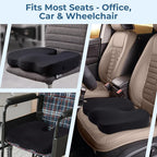 5 STARS UNITED Seat Cushion for Tailbone Pain Relief – Memory Foam Cushion for - Image 6