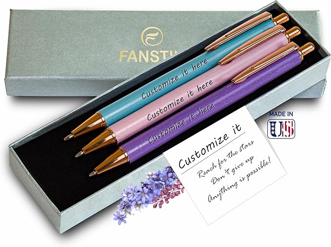 FANSTIK Customized BallPoint 3-pack pens set by Fanstik