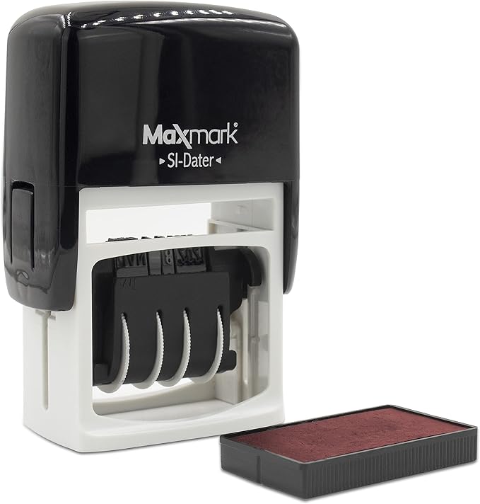 MaxMark Dater 4000 Self Inking Date Stamp - Image 3