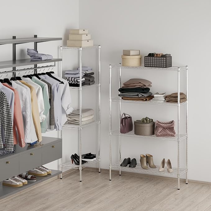 Regal Altair 14" Deep x 42" Wide x 64" Height Wire Shelving Kit | 4-Tier | NSF - Image 7