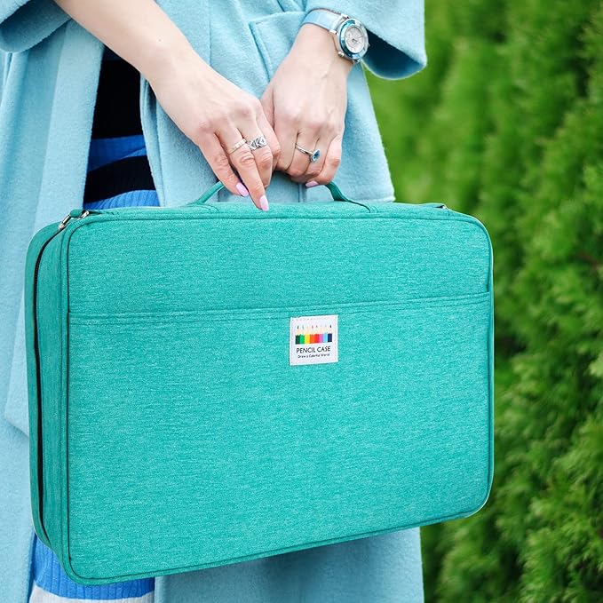 YOUSHARES Big Capacity Colored Pencil Case - Image 6