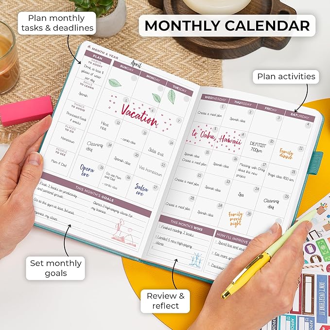 Clever Fox Planner 2nd Edition – Colorful Weekly & Monthly Goal Planner - Image 4