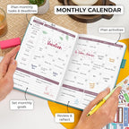 Clever Fox Planner 2nd Edition – Colorful Weekly & Monthly Goal Planner - Image 4