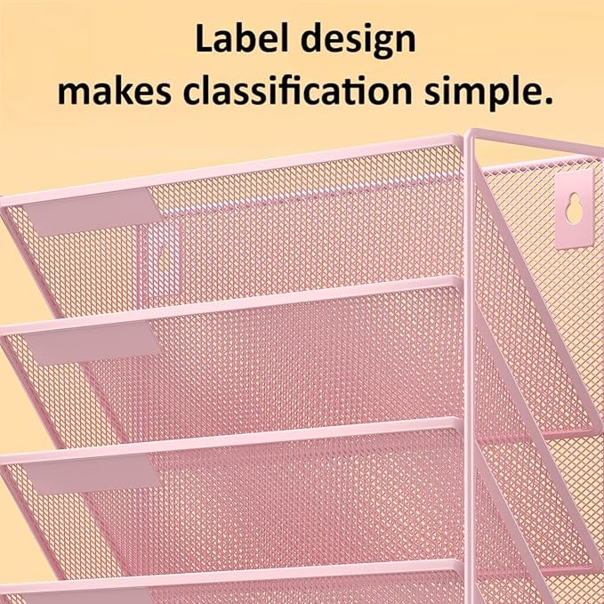 Kuntine.B 6-Tier Wall File Organizer Hanging File Organizer Cubicle Organizer - Image 5
