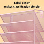 Kuntine.B 6-Tier Wall File Organizer Hanging File Organizer Cubicle Organizer - Image 5