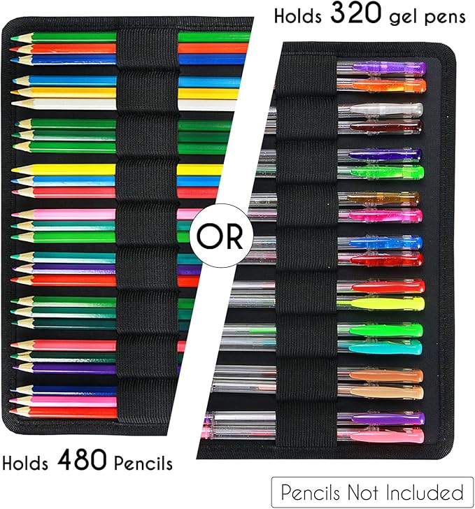 YOUSHARES Big Capacity Colored Pencil Case - Image 4