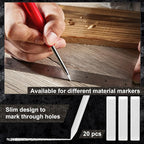 Zhehao 120 Pieces 2.8 mm Carpenter Pencils Lead Refills HB Refill - Image 3