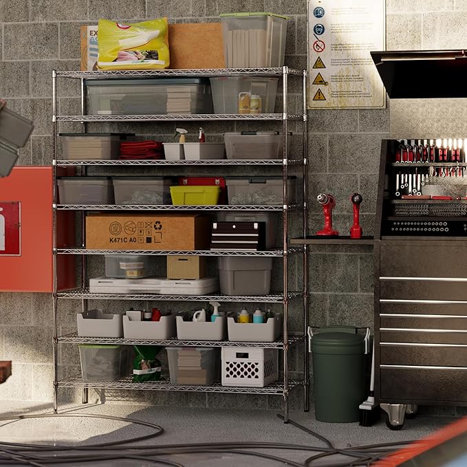 Regal Altair 21" Deep x 60" Wide x 86" Height Wire Shelving Kit | 8-Tier | NSF - Image 7