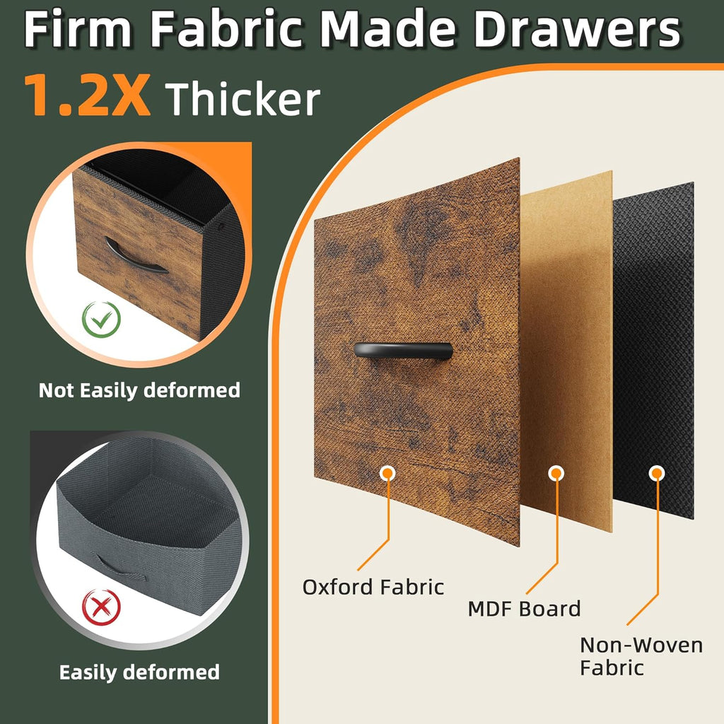 higdbfe 4 drawer lateral file cabinet, mobile filing on a desk or shelf