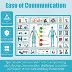 2 Pcs 15''x 11''Nonverbal Communication Board, - Image 5