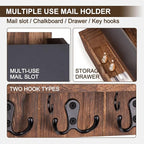 Lucundm Mail and Key Holder Wall Mount - Image 3