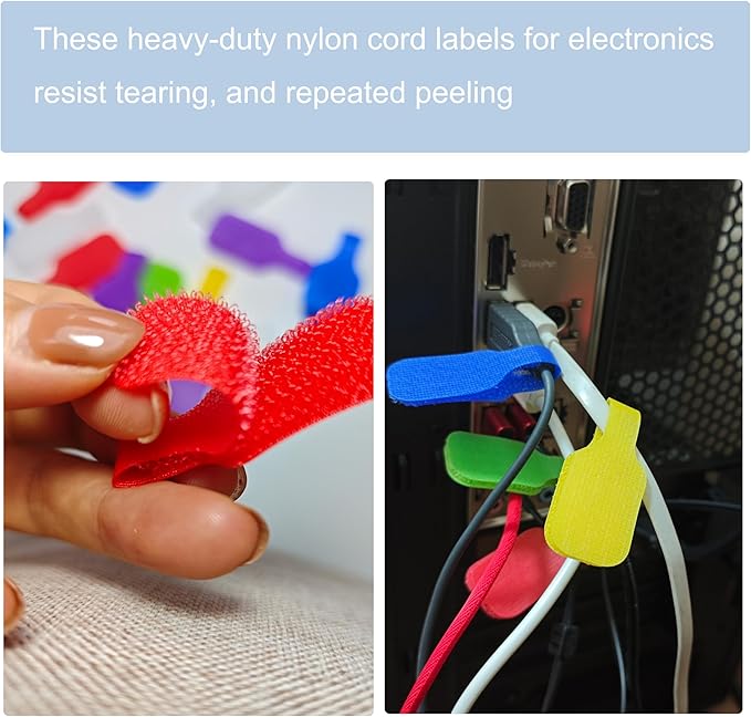 32-Pack Reusable Cable Labels - Image 6