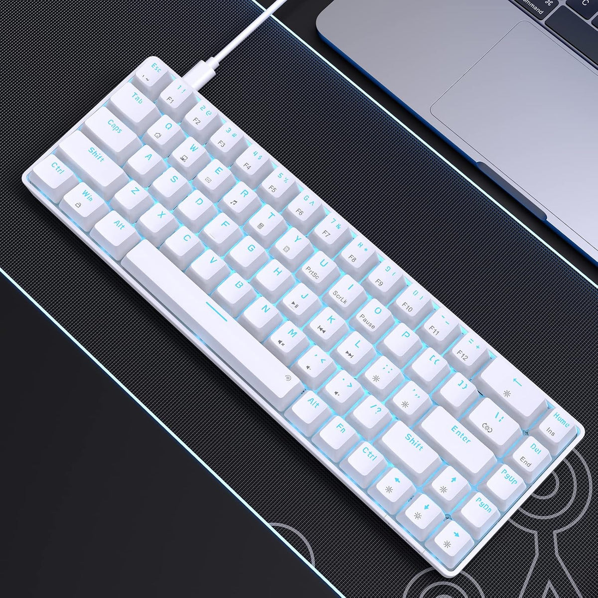 DIERYA T68SE 60% Gaming Mechanical Keyboard,Ultra Compact Mini 68 Key with Re...