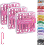NEEWAY Colorful Large Paper Clips, 2 Inch Jumbo Paper Clips, 3 Pack of 50 by NEEWAY
