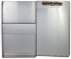 Saunders Recycled Aluminum Snapak Form Holder, Memo Size, Fits Paper Size up to 6 x 10 inches (10507) | Stops carbon-copy bleed-through, side pocket holds 30+ forms, weather-resistant snap closure, recycled aluminum, USA-made