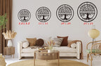 Metal Name Signs Personalized, Custom Tree of Life Signs, Custom Family Name - Image 6