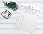 Better Office Products Activity Log Notepad, 8.5" x 11", Planning Note Pad - Image 5