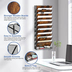 Solinxe 10-Tier Wall File Organizer, Wood Mail Organizer Wall Mounted Paper - Image 5