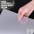 Raimarket Premium Tracing Paper Pack – 9x12 Inches, 100 Sheets, Transparent - Image 4
