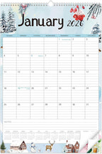 GuassLee Large Wall Calendar 2026-2027, 24-Month Vertical Wall Calendar Runs by GuassLee