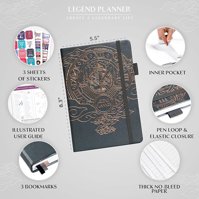 Legend Planner – Weekly & Monthly Life Planner to Hit Your Goals & Live - Image 2
