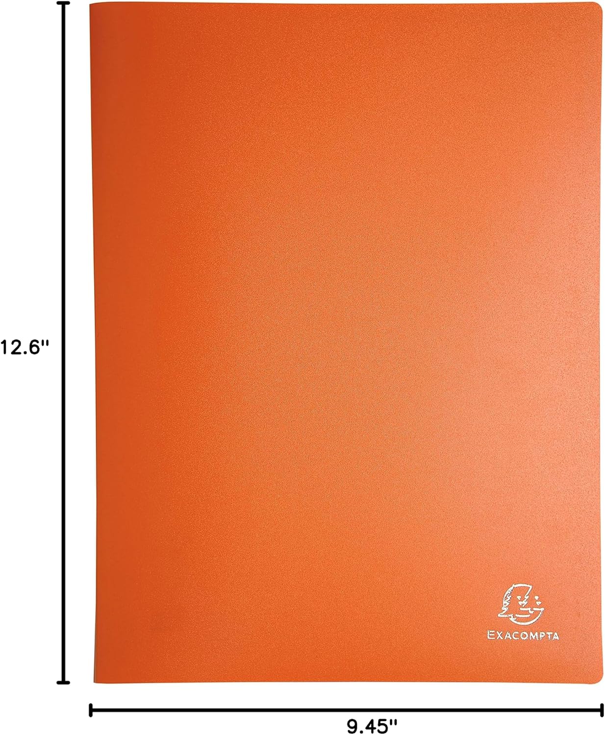 Exacompta - Ref 8820E - Semi-Rigid PP Display Book - Suitable for A4 Documents, Wipeable Cover, 500 Micron Polypropylene, 20 Pockets, 40 Viewing Pages - Assorted Colours (Pack of 10)