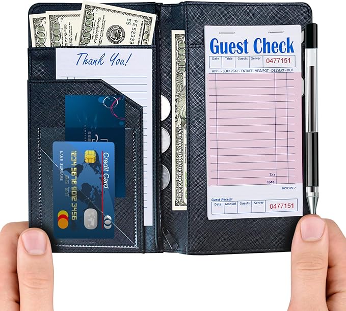 Methdic Guest Checks Pink Server Note Pads 1000 Orders Waitress Notepad - Image 3