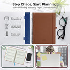 IN-LUXPRO Planner 2026 Daily Weekly and Monthly, 11.5"x8.5", 12 Months Spiral - Image 8