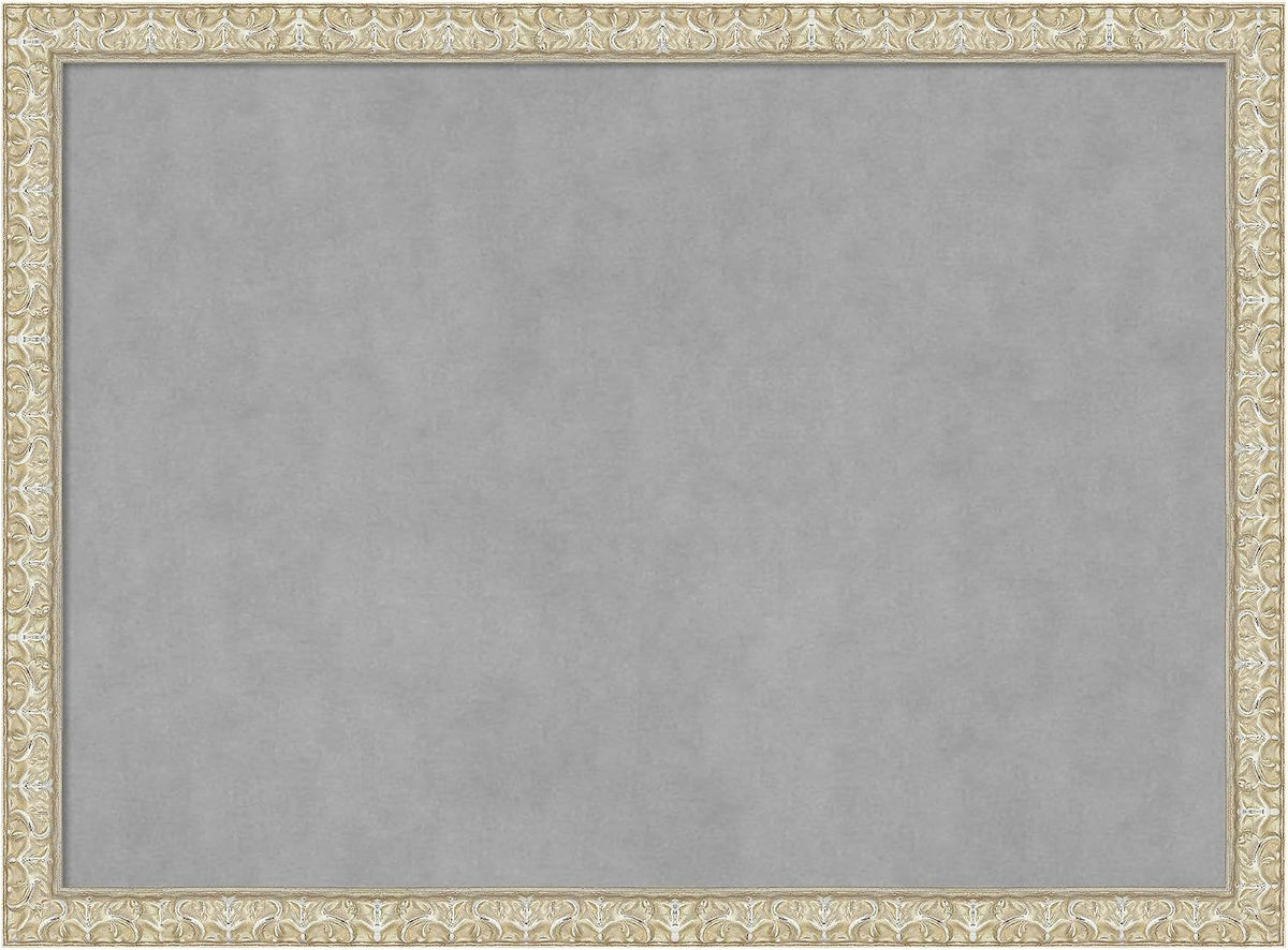 Amanti Art Silver Framed Magnetic Board 22x30 Medium Vision Board