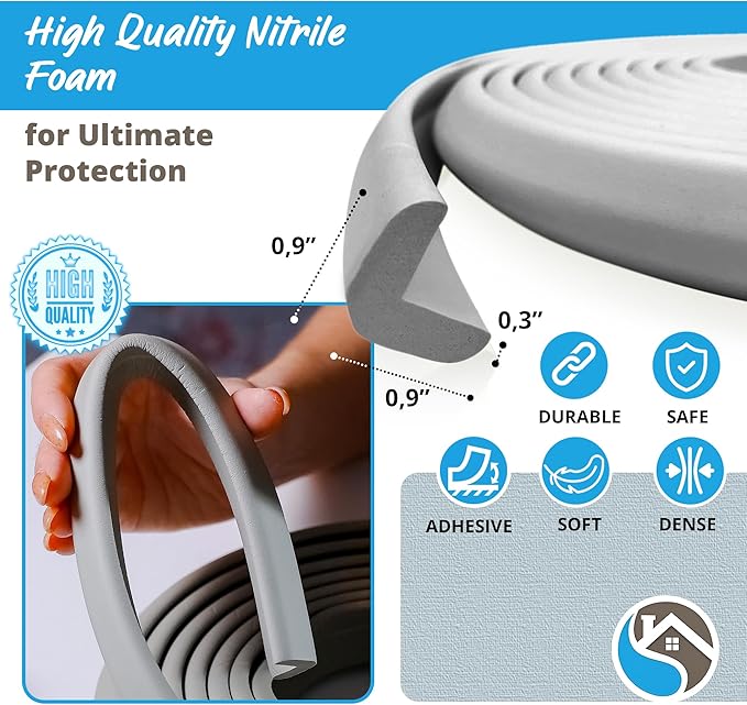 Premium 12ft Edge Protector for Baby, Odorless & Waterproof Edge Protector - Image 3