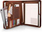 JinRuiKJ Leather Portfolio for Men, Business Portfolio Binder for A4/Pad by JinRuiKJ