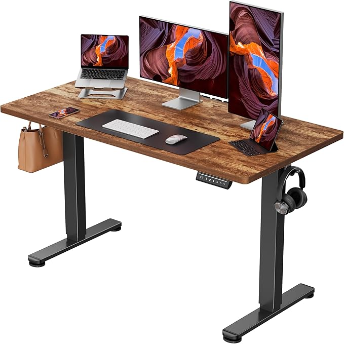 ErGear Height Adjustable Electric Standing Desk, 48 x 24 Inches Sit Stand up by ErGear