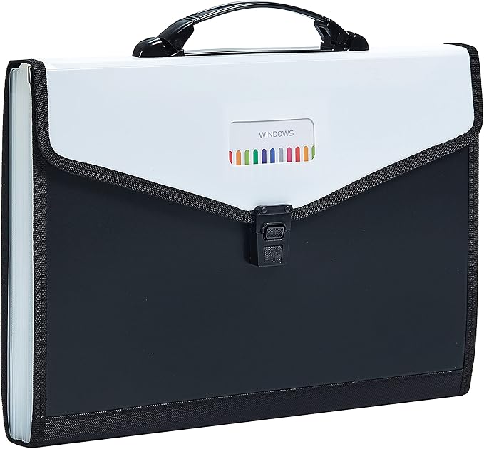 Legal Size 13-Pockets Expanding File Folder by JIZISO