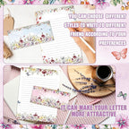 TaoBary 160 Pcs Stationery Paper Set 50 Double Sided Stationery Papers - Image 2
