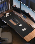 Leather Desk Pad Protector, Large Mouse Pad, Non-Slip Desk Blotter, Waterproof - Image 6