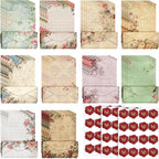 TaoBary 160 Pcs Stationery Paper Set 50 Double Sided Stationery Papers by TaoBary