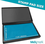 MaxMark Large Light Blue Stamp Pad - Image 3