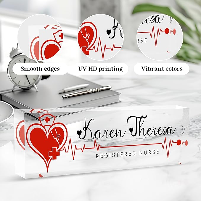 Custom Office Name Plate, Personalized Gifts - Image 3