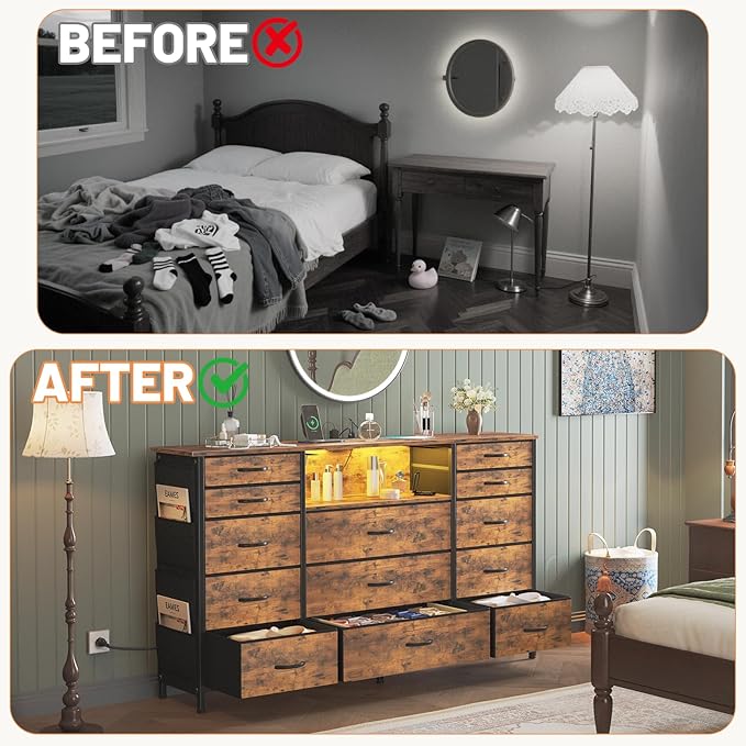 HCHQHS 47 Inch Dresser for Bedroom - Image 8