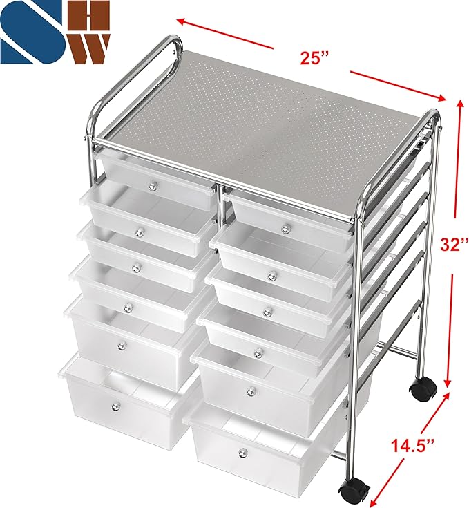 Simple Houseware Utility Cart - Image 3
