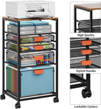 Marbrasse Rolling File Cart - Image 5