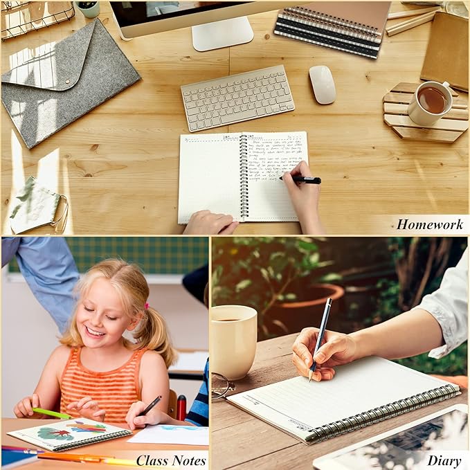Leelosp 12 Pack Small Spiral Notebook A5 Lined College Ruled Spiral Journal - Image 7