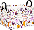FUULOXE Halloween Gifts Empty Basket Boo Cube Organizer Bins Trick or Treat by Unknown