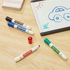 Amazon Basics Low-Odor Dry Erase Whiteboard Markers, Chisel Tip, 4 Assorted - Image 5