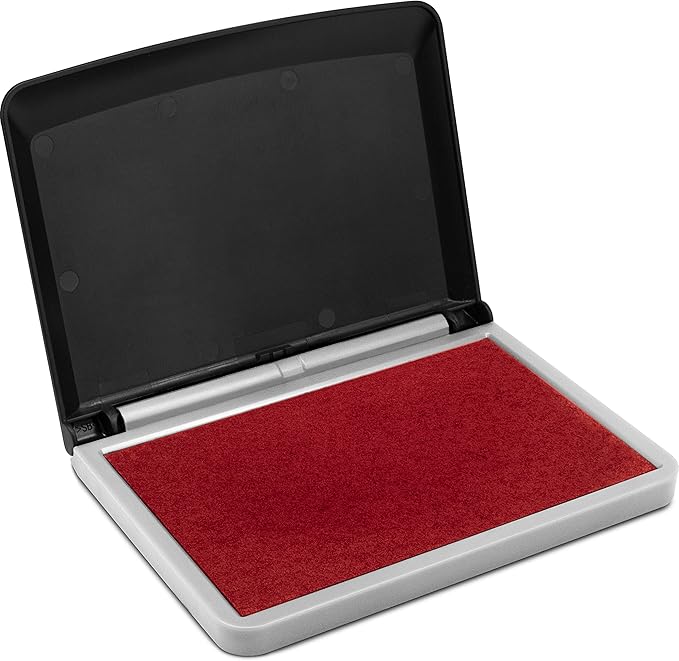 MaxMark Large Crimson Red Stamp Pad - Image 7