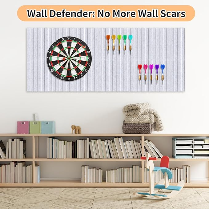 Smarpau Large Cork Board for Walls, 12 Pack Slat Felt Wall Tiles - Image 5